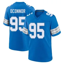 Youth Pat O'Connor Detroit Lions No.95 Game 2nd Jersey - Blue