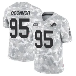 Youth Pat O'Connor Detroit Lions No.95 Limited 2024 Salute to Service Jersey - Arctic Camo