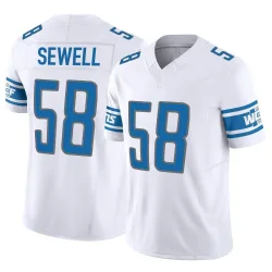Youth Penei Sewell Detroit Lions No.58 Limited Vapor F.U.S.E. Jersey - White