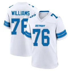 Youth Raequan Williams Detroit Lions No.76 Game 2nd Jersey - White