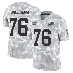 Youth Raequan Williams Detroit Lions No.76 Limited 2024 Salute to Service Jersey - Arctic Camo