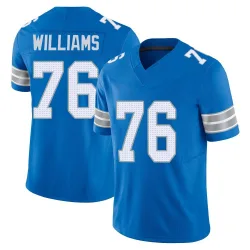 Youth Raequan Williams Detroit Lions No.76 Limited Vapor F.U.S.E. 2nd Jersey - Blue