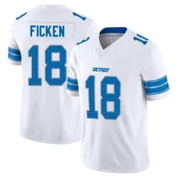 Youth Sam Ficken Detroit Lions No.18 Limited Vapor F.U.S.E. 2nd Jersey - White