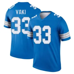 Youth Sione Vaki Detroit Lions No.33 Legend 2nd Jersey - Blue