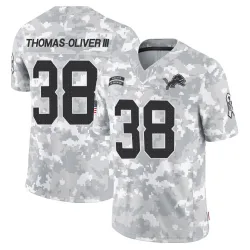 Youth Stantley Thomas-Oliver III Detroit Lions No.38 Limited 2024 Salute to Service Jersey - Arctic Camo