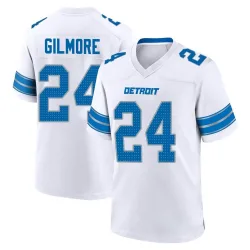 Youth Steven Gilmore Detroit Lions No.24 Game 2nd Jersey - White