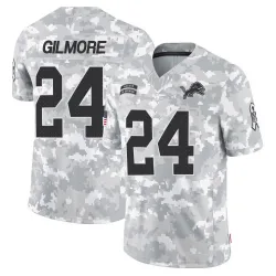 Youth Steven Gilmore Detroit Lions No.24 Limited 2024 Salute to Service Jersey - Arctic Camo