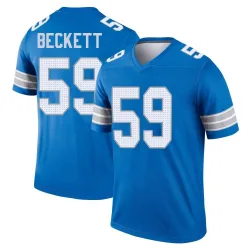 Youth Tavante Beckett Detroit Lions No.59 Legend 2nd Jersey - Blue