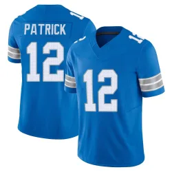 Youth Tim Patrick Detroit Lions No.12 Limited Vapor F.U.S.E. 2nd Jersey - Blue