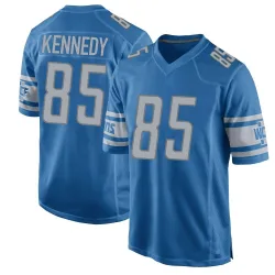 Youth Tom Kennedy Detroit Lions No.85 Game Team Color Jersey - Blue
