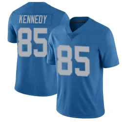 Youth Tom Kennedy Detroit Lions No.85 Limited Throwback Vapor Untouchable Jersey - Blue