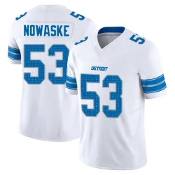 Youth Trevor Nowaske Detroit Lions No.53 Limited Vapor F.U.S.E. 2nd Jersey - White
