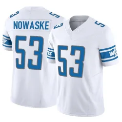 Youth Trevor Nowaske Detroit Lions No.53 Limited Vapor F.U.S.E. Jersey - White