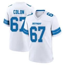 Youth Trystan Colon Detroit Lions No.67 Game 2nd Jersey - White