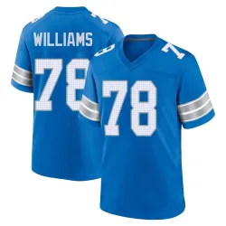 Youth Tyleik Williams Detroit Lions No.78 Game 2nd Jersey - Blue