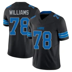 Youth Tyleik Williams Detroit Lions No.78 Limited Alternate Vapor F.U.S.E. 2nd Jersey - Black