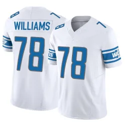 Youth Tyleik Williams Detroit Lions No.78 Limited Vapor F.U.S.E. Jersey - White